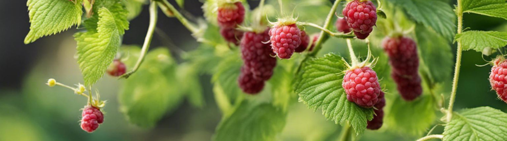 framboisier portant ses fruits