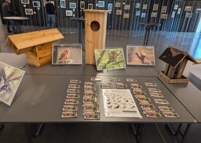 Journée de l'arbre 2025, nichoirs, photos d'oiseaux et documentation