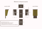Miniature plan nichoir chauve-souris